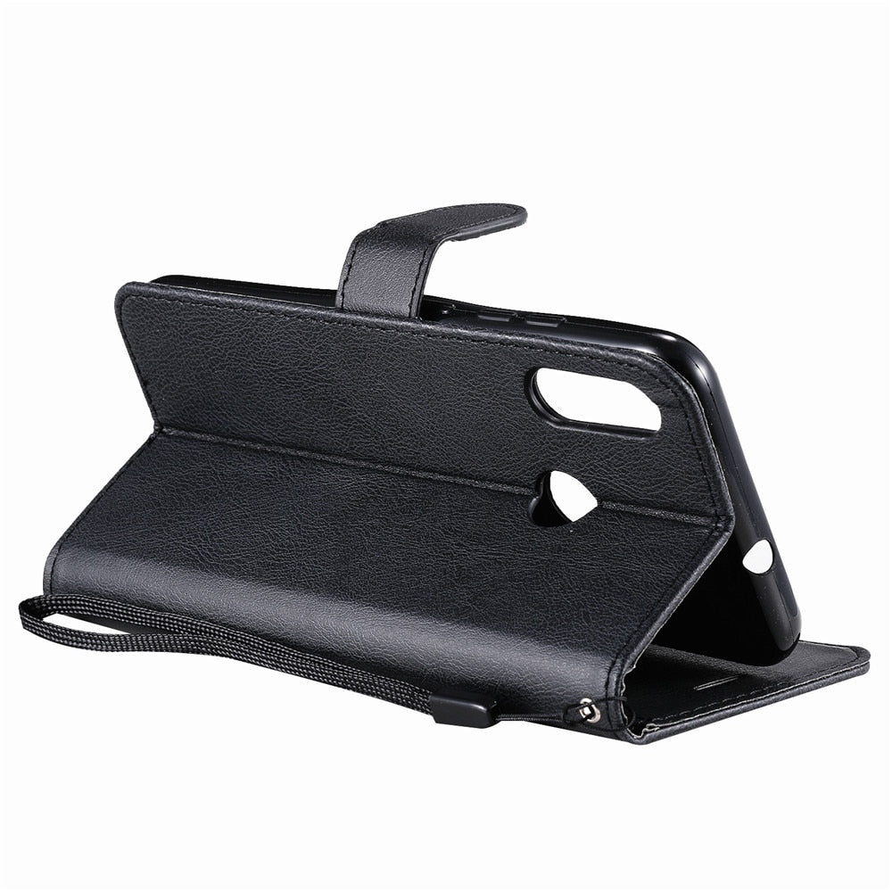 Anymob Motorola Purple Flip Leather Case Luxury Retro Book Wallet Mobile Phone Bag-Mobile Phone Cases-PEROZ Accessories