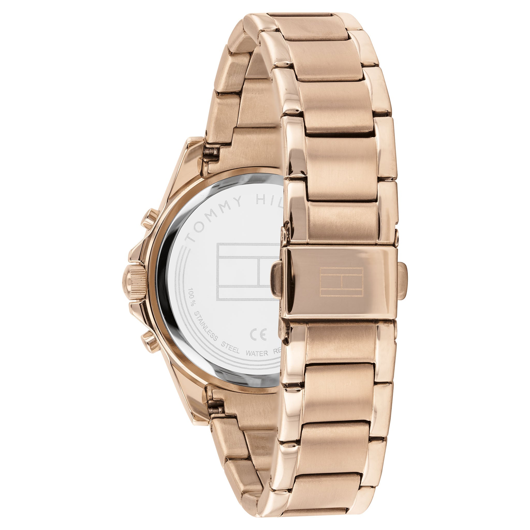 Tommy Hilfiger Ionic Plated Carnation Gold Steel Carnation Gold Dial Ladies Watch - 1782197-Quartz Watches-PEROZ Accessories