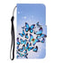 Anymob iPhone Blue Butterflies Flip Phone Cases Magnetic Leather Wallet Back Cover-Mobile Phone Cases-PEROZ Accessories
