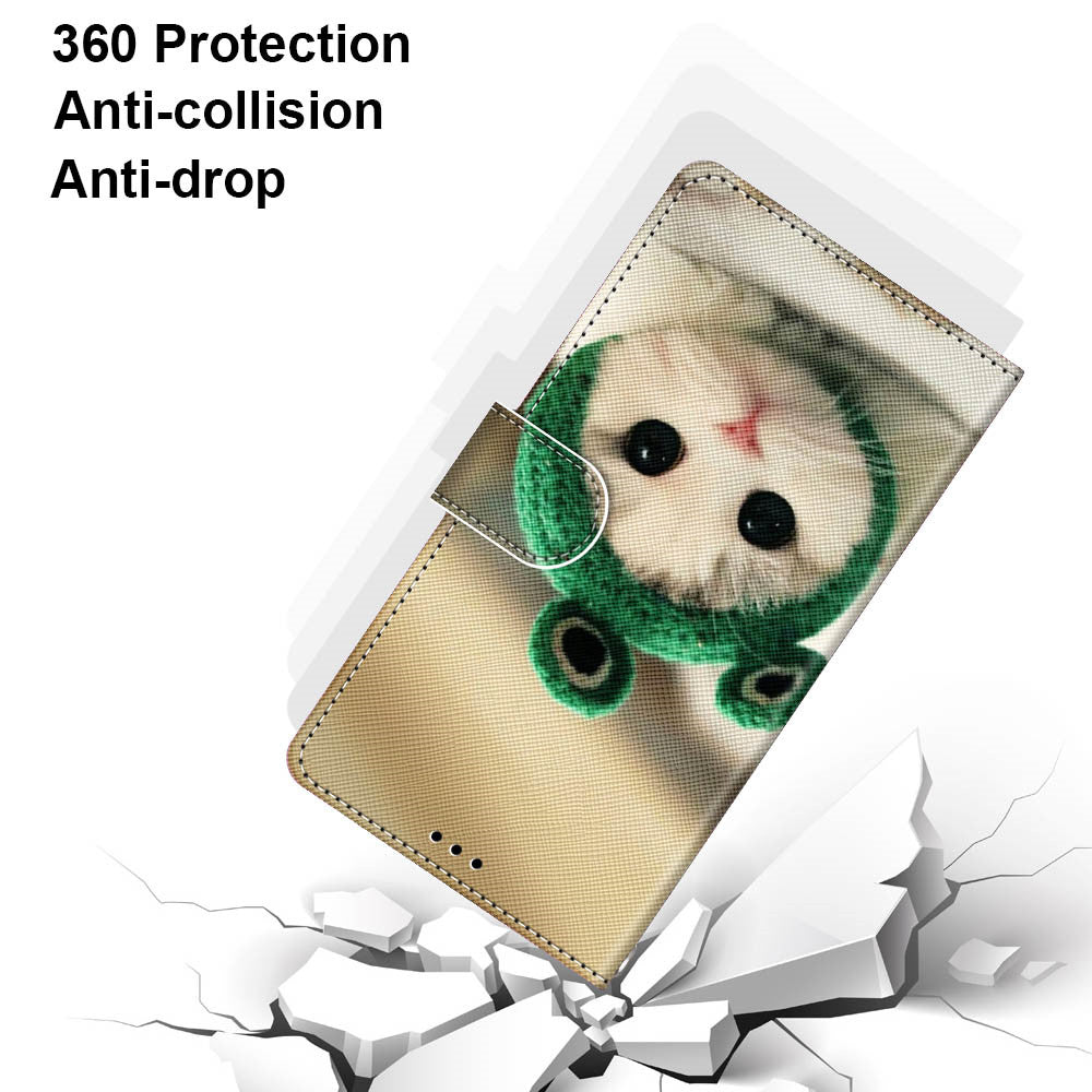 Anymob iPhone Case Fashion Magnetic Flip Cute Little Kitten Painting Leather Cover-Mobile Phone Cases-PEROZ Accessories