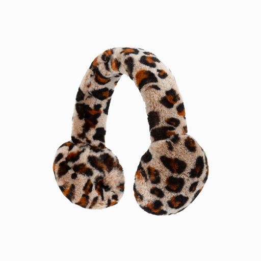 Ugg Kids Sheepskin Earmuff Leopard-Earmuffs-PEROZ Accessories
