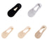 Anysox 5 Pairs Size 5-9 Fashion Socks Lace Flower Style Breathable Antiskid Invisible Ankle Socks for Women (1 Black, 1 Grey, 2 Skin, 1 Khaki)-Socks-PEROZ Accessories