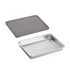 Anygleam Silver 2Pcs Food Grade Stainless Steel Crisper Box Food Storage with Lid-Kitchen & Dining-PEROZ Accessories