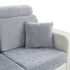 Anyhouz Pillowcase 45X45Cm Dark Gray Polyester Chenille Thick Stretchable Cushion For Living Room-Slipcovers-PEROZ Accessories
