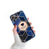 Anymob iPhone Blue Geometric Love Heart Marble Phone Cases Silicone Shell Cover-Mobile Phone Cases-PEROZ Accessories
