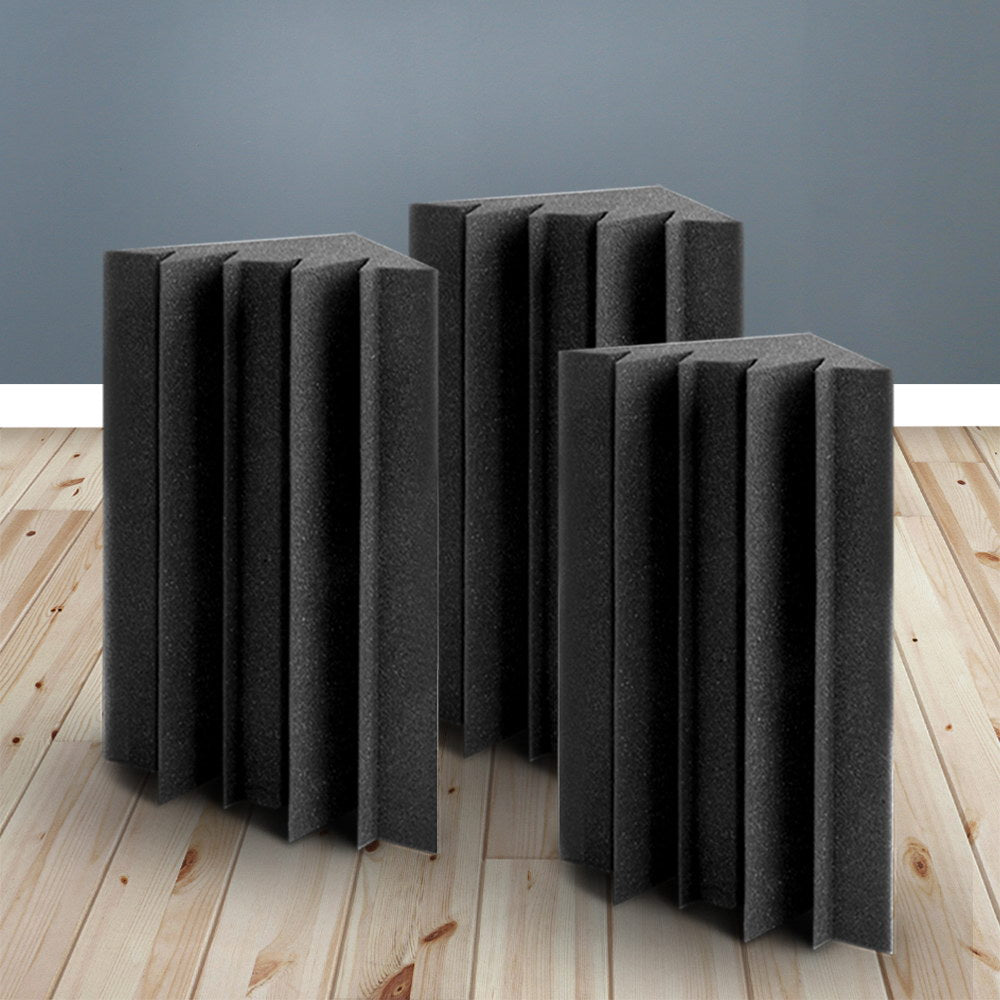 Alpha 20pcs Studio Acoustic Foam Corner Bass Trap Sound Absorption Treatment-Audio & Video > Acoustic Foam-PEROZ Accessories