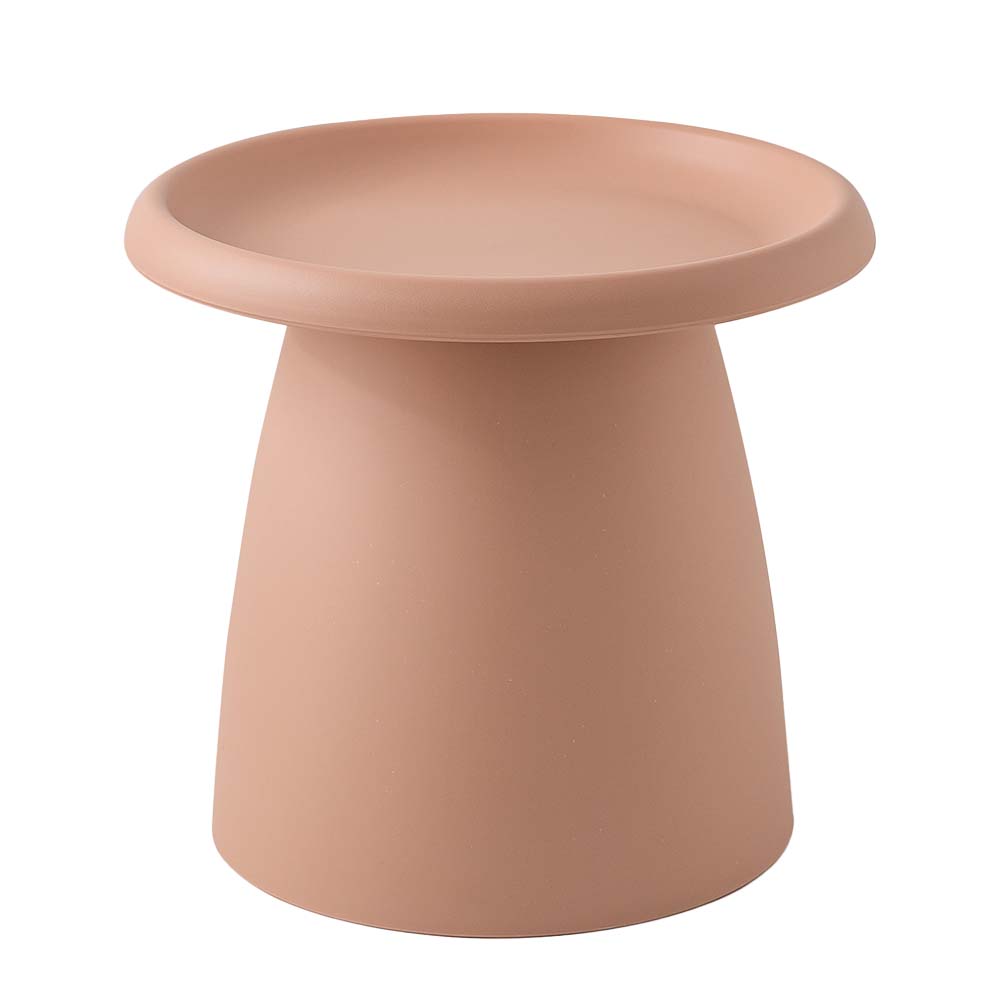 ArtissIn Coffee Table Mushroom Nordic Round Small Side Table 50CM Pink-Furniture > Living Room - Peroz Australia - Image - 1