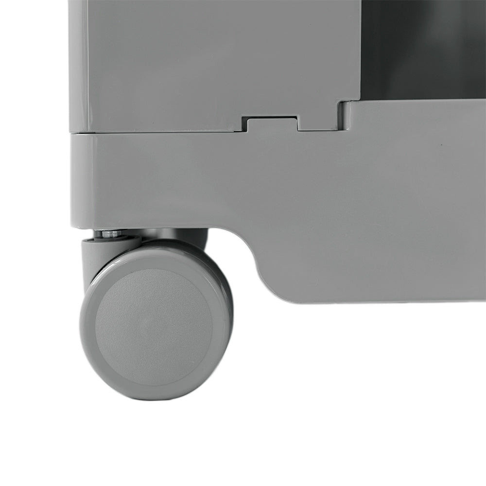 ArtissIn Bedside Table Side Tables Nightstand Organizer Replica Boby Trolley 5Tier Grey-Furniture > Living Room - Peroz Australia - Image - 4