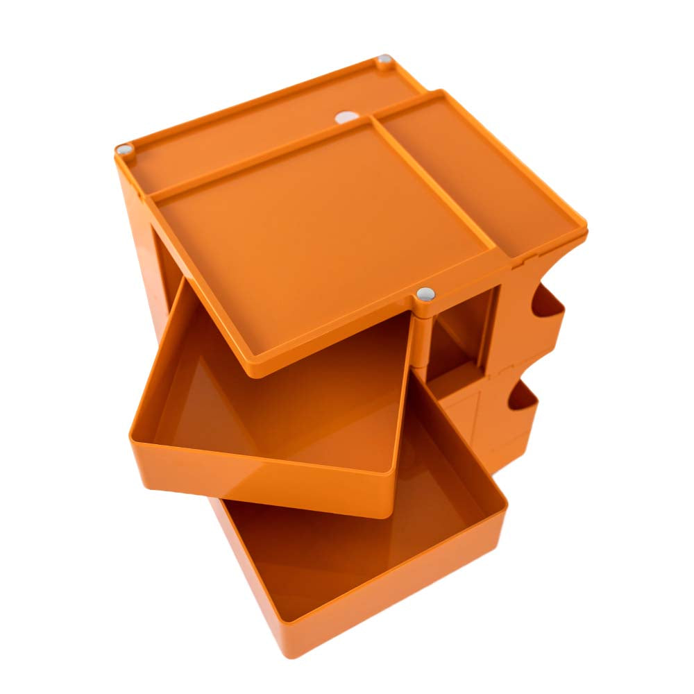 ArtissIn Bedside Table Side Tables Nightstand Organizer Replica Boby Trolley 3Tier Orange-Furniture > Living Room - Peroz Australia - Image - 3