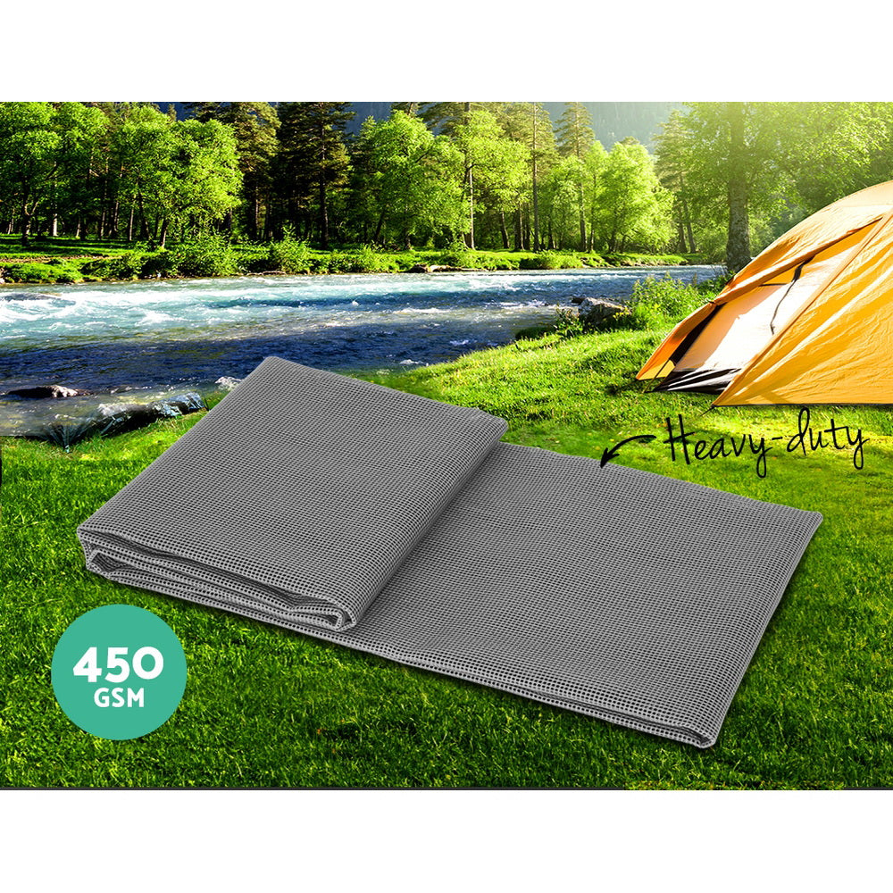 Weisshorn 6M Annex Matting Pack of 2x 3 x2.5m Floor Mats Mesh Camping Picnic-Outdoor > Camping-PEROZ Accessories