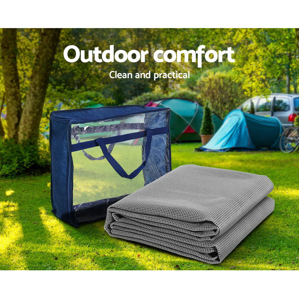 Weisshorn 7 X 2.5M Annex Floor Mat - Grey-Outdoor > Camping-PEROZ Accessories