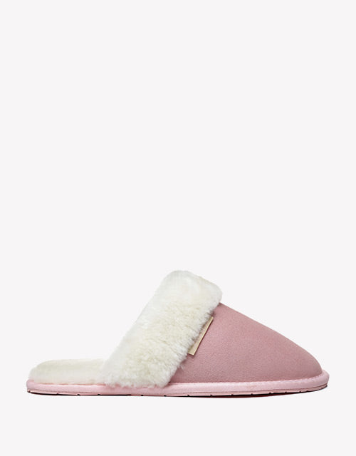 Australian Shepherd Cow Suede Upper Wool Lining UGG Slipper Lassie Water Resistant-Slippers-PEROZ Accessories