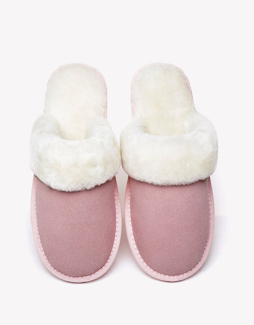 Australian Shepherd Cow Suede Upper Wool Lining UGG Slipper Lassie Water Resistant-Slippers-PEROZ Accessories