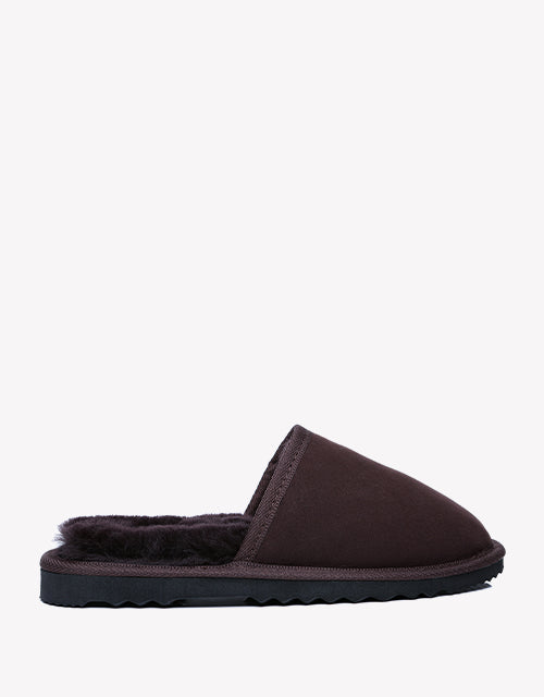 Australian Shepherd UGG Men Scuff Australian Made DoubleFace Sheepskin Water Resistant Slipper-Slippers-PEROZ Accessories