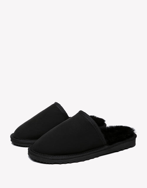 Australian Shepherd UGG Men Scuff Australian Made DoubleFace Sheepskin Water Resistant Slipper-Slippers-PEROZ Accessories