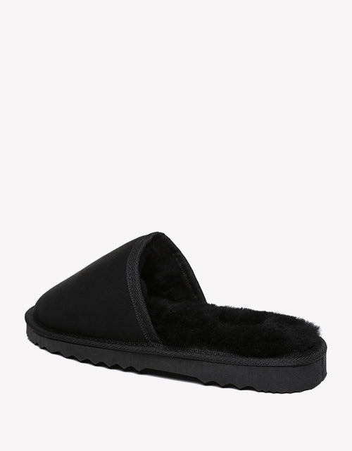 Australian Shepherd UGG Men Scuff Australian Made DoubleFace Sheepskin Water Resistant Slipper-Slippers-PEROZ Accessories