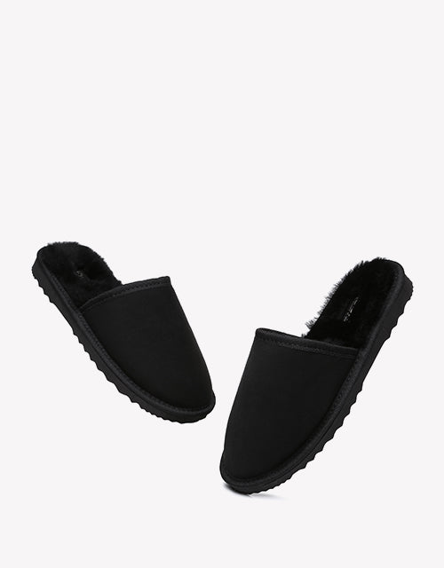 Australian Shepherd UGG Men Scuff Australian Made DoubleFace Sheepskin Water Resistant Slipper-Slippers-PEROZ Accessories