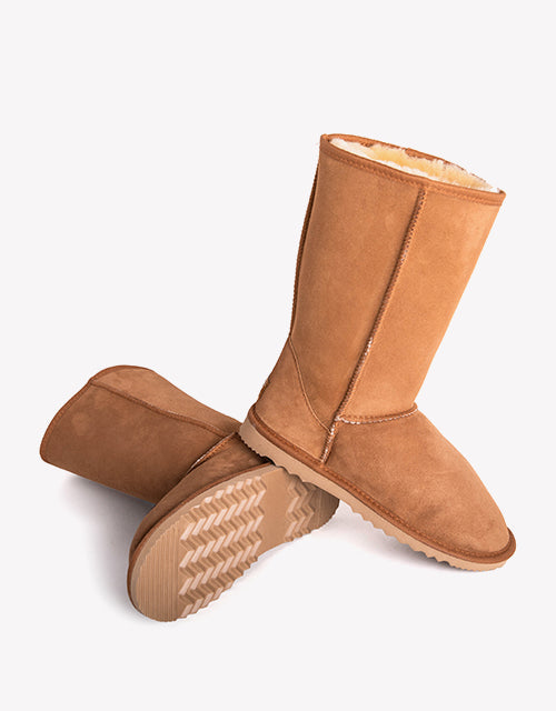 Australian Made Unisex Tall Classic Ugg Boots Australian Shepherd Water Resistant-Boots-PEROZ Accessories