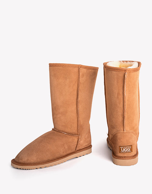 Australian Made Unisex Tall Classic Ugg Boots Australian Shepherd Water Resistant-Boots-PEROZ Accessories