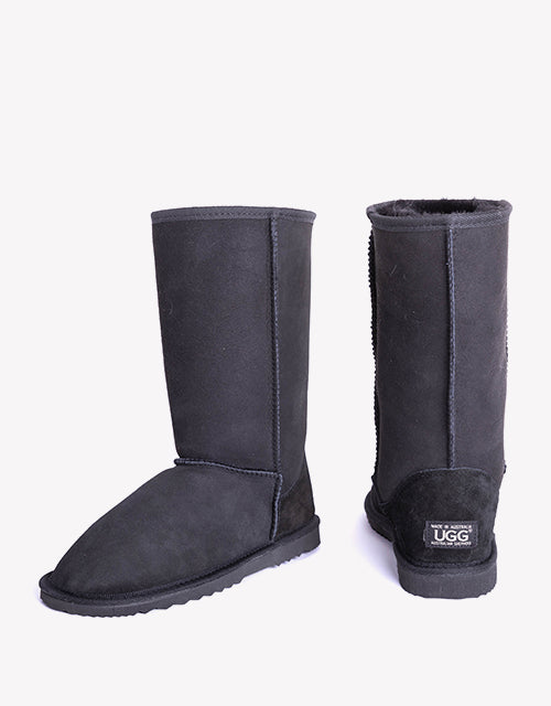 Australian Made Unisex Tall Classic Ugg Boots Australian Shepherd Water Resistant-Boots-PEROZ Accessories