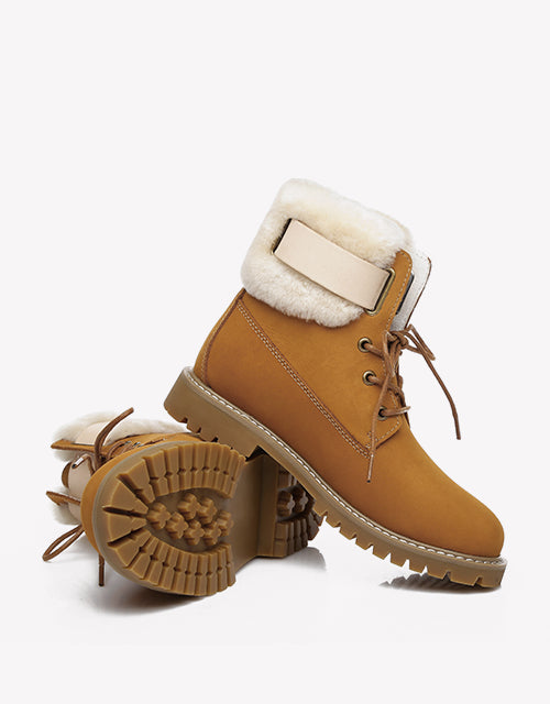 Australian Shepherd Mini UGG Boots Women Mavis Water Repellent-Boots-PEROZ Accessories