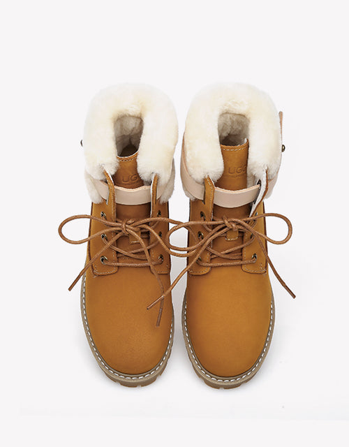 Australian Shepherd Mini UGG Boots Women Mavis Water Repellent-Boots-PEROZ Accessories