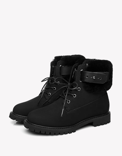 Australian Shepherd Mini UGG Boots Women Mavis Water Repellent-Boots-PEROZ Accessories