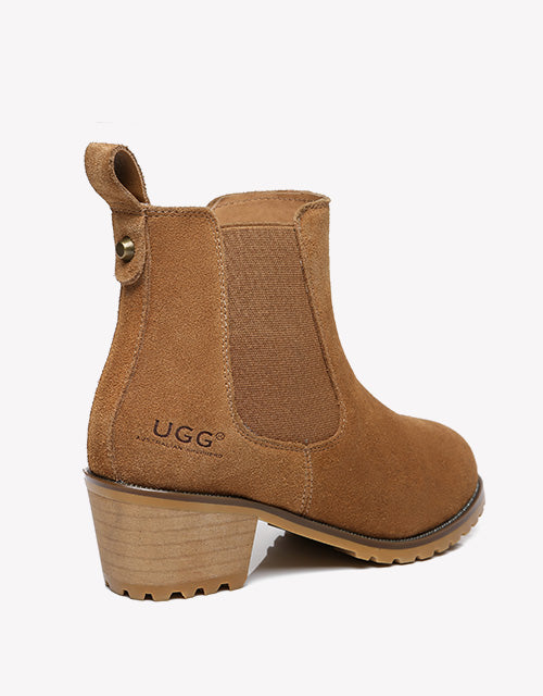 Australian Shepherd Women UGG Heel boots Sylvia Water-Repellent-Boots-PEROZ Accessories