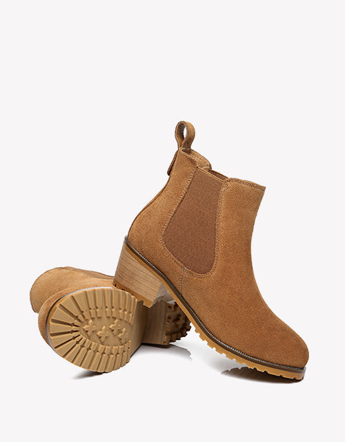 Australian Shepherd Women UGG Heel boots Sylvia Water-Repellent-Boots-PEROZ Accessories