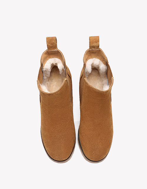 Australian Shepherd Women UGG Heel boots Sylvia Water-Repellent-Boots-PEROZ Accessories