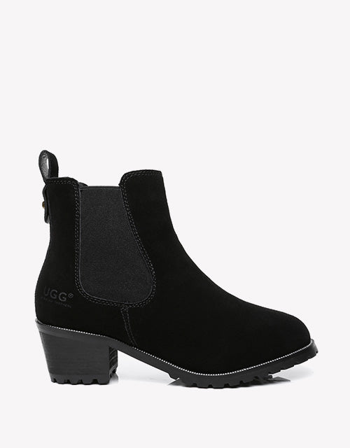 Australian Shepherd Women UGG Heel boots Sylvia Water-Repellent-Boots-PEROZ Accessories