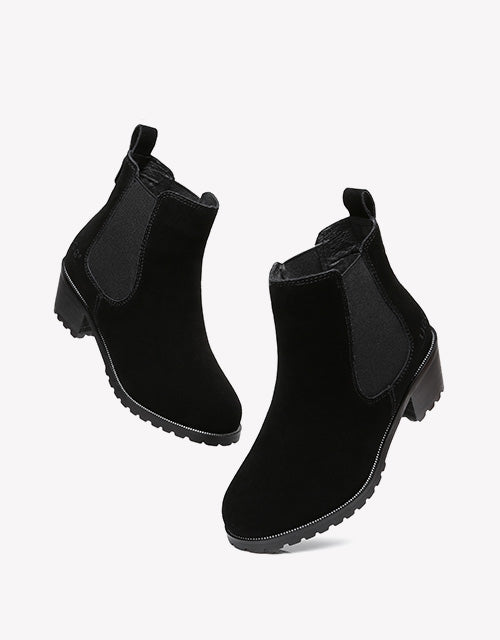 Australian Shepherd Women UGG Heel boots Sylvia Water-Repellent-Boots-PEROZ Accessories