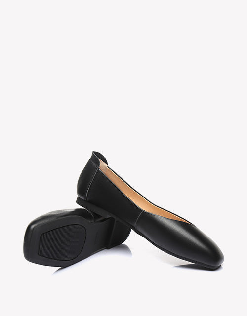 Australian Shepherd UGG Women Leather Ballet Flats Linda-Flats-PEROZ Accessories