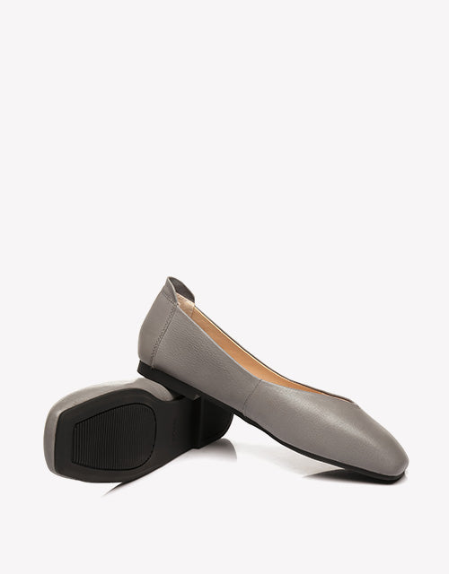 Australian Shepherd UGG Women Leather Ballet Flats Linda-Flats-PEROZ Accessories