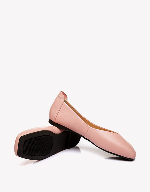 Australian Shepherd UGG Women Leather Ballet Flats Linda-Flats-PEROZ Accessories