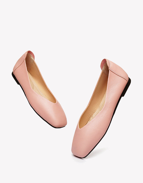 Australian Shepherd UGG Women Leather Ballet Flats Linda-Flats-PEROZ Accessories