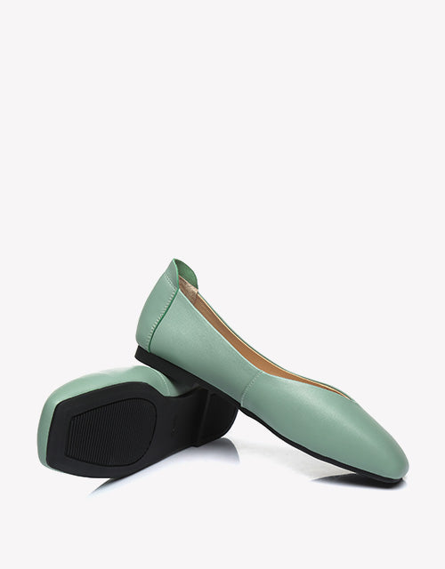 Australian Shepherd UGG Women Leather Ballet Flats Linda-Flats-PEROZ Accessories