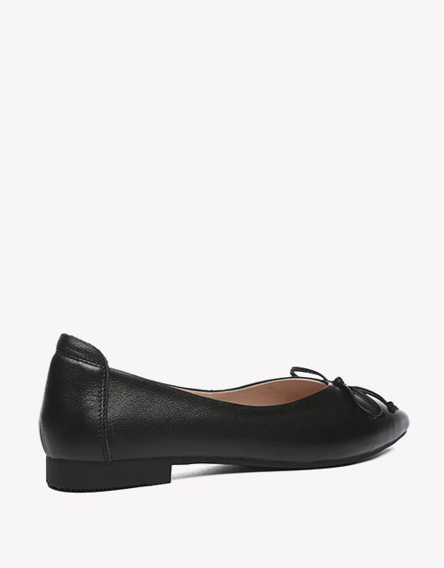 Australian Shepherd Leather Ballet Flats Women Paulina-Flats-PEROZ Accessories