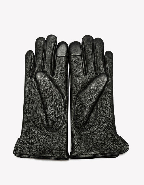 Australian Shepherd Sheepskin Wool Ladies Leather Gloves Britney-Gloves-PEROZ Accessories