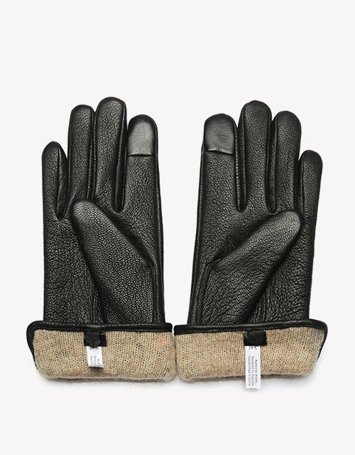 Australian Shepherd Sheepskin Wool Ladies Leather Gloves Britney-Gloves-PEROZ Accessories