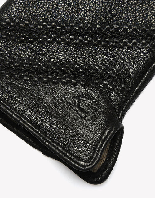 Australian Shepherd Sheepskin Wool Ladies Leather Gloves Britney-Gloves-PEROZ Accessories