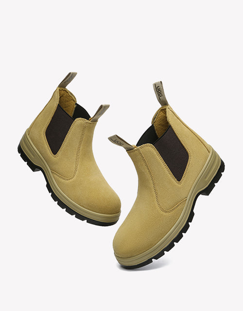 Australian Shepherd Work Safety Boots Mens Arlo Steel Toe Cap-Boots-PEROZ Accessories