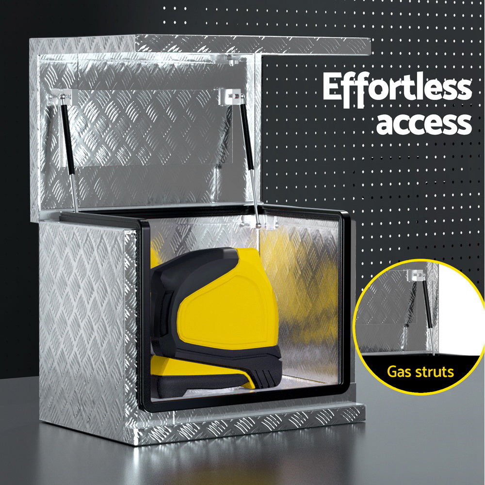 Giantz Aluminium Ute Tool Box Under Tray Heavy Duty Vehicle Chest Storage-Auto Accessories > Auto Accessories Others-PEROZ Accessories