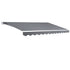 Instahut Retractable Folding Arm Awning Outdoor Sun Shade 3Mx2.5M PearlGrey-Home & Garden > Shading-PEROZ Accessories