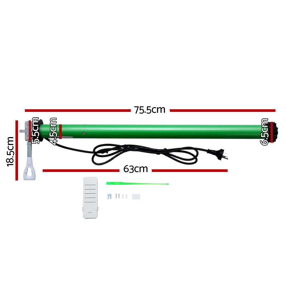 Instahut 230V Replacement Motor w/ remote 40NM Folding Arm Awning Outdoor Blind-Home & Garden > Shading-PEROZ Accessories