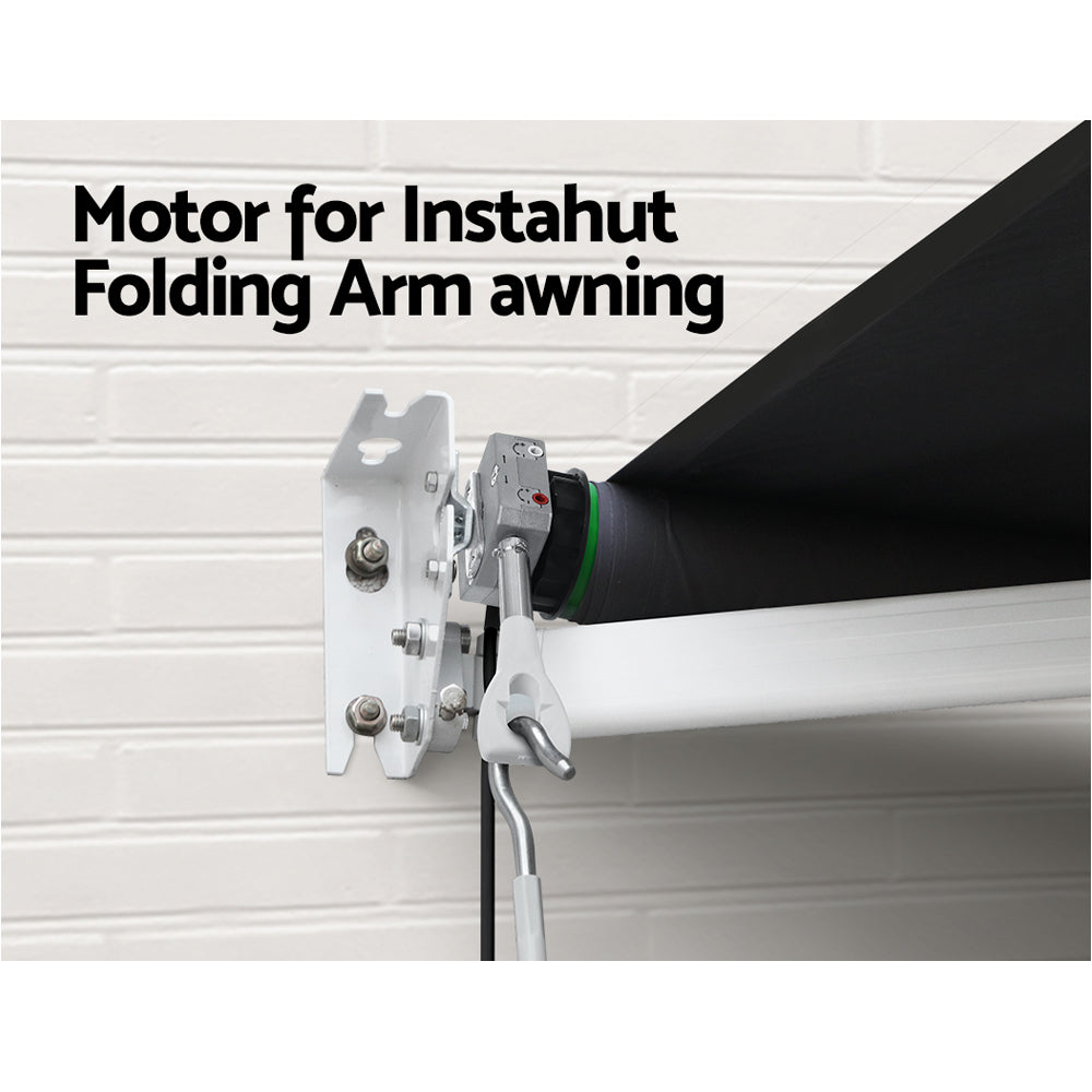 Instahut 230V Replacement Motor w/ remote 40NM Folding Arm Awning Outdoor Blind-Home & Garden > Shading-PEROZ Accessories