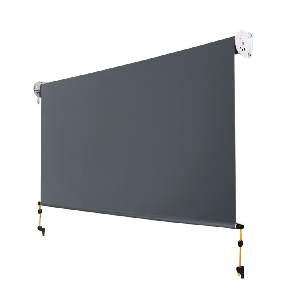 Instahut Outdoor Blind Privacy Screen Roll Down Awning Canopy Window 1.5X2.5M-Home & Garden > Shading-PEROZ Accessories