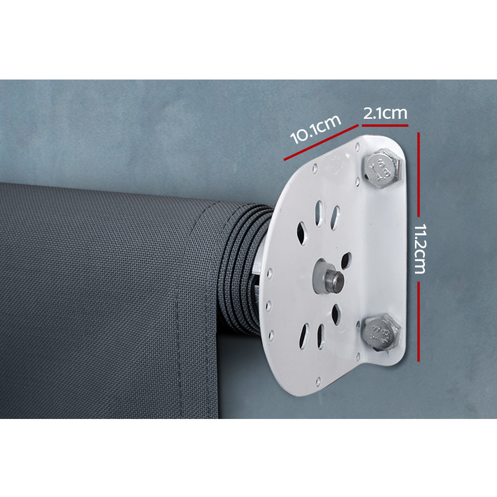 Instahut Outdoor Blind Privacy Screen Roll Down Awning Canopy Window 1.5X2.5M-Home & Garden > Shading-PEROZ Accessories