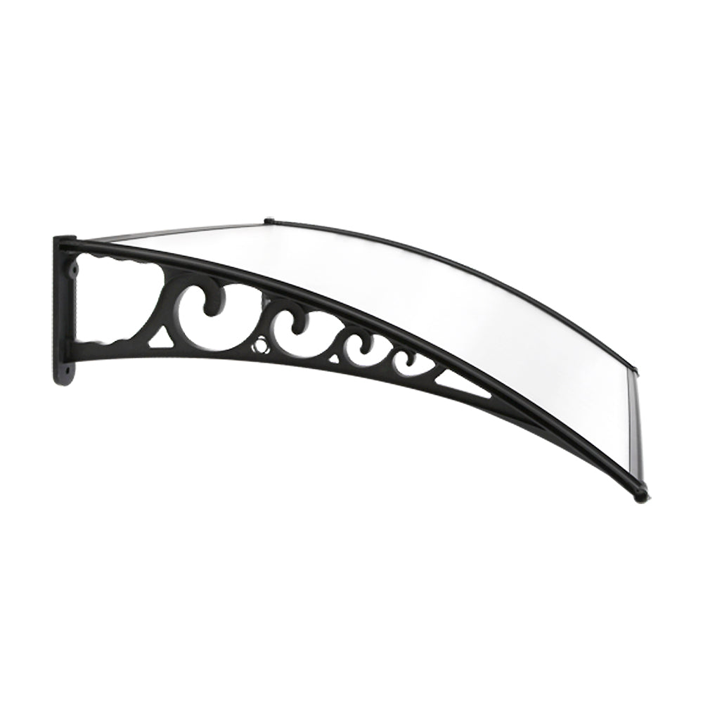 Instahut Window Door Awning Door Canopy Patio UV Sun Shield Transparent 1mx4m DIY-Home & Garden > Shading-PEROZ Accessories