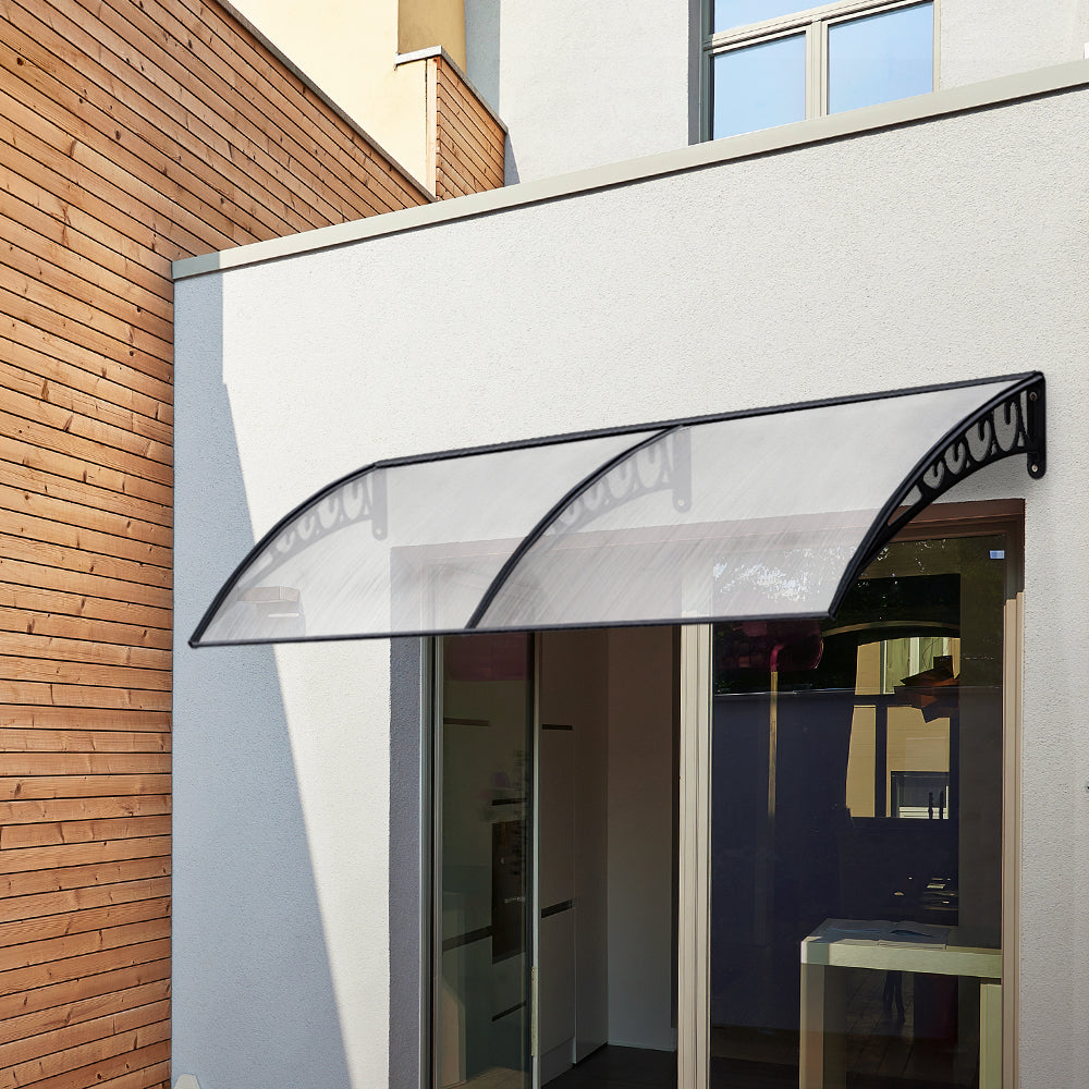 Instahut Window Door Awning Door Canopy Patio UV Sun Shield Transparent 1mx4m DIY-Home & Garden > Shading-PEROZ Accessories